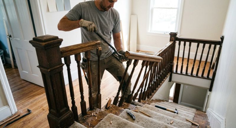 Wood Stairs Repair Service